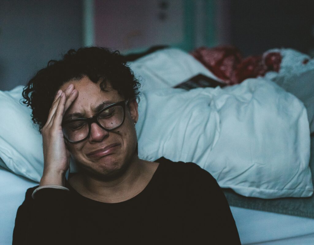 woman stressed emotionally